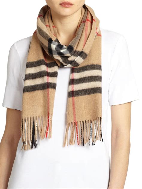 cashmere burberry|check cashmere scarf burberry.